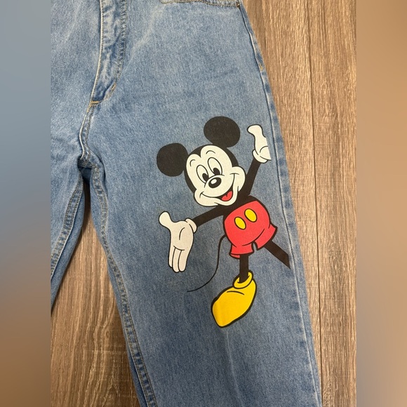 Vintage Mickey Mouse Unlimited Jerry Leigh Jeans Size 9 - Picture 2 of 7
